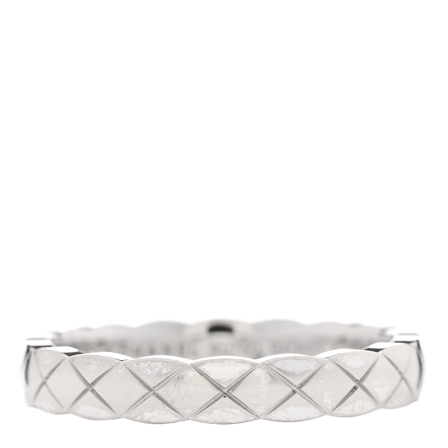 18K White Gold Mini Coco Crush Ring 53 6.25