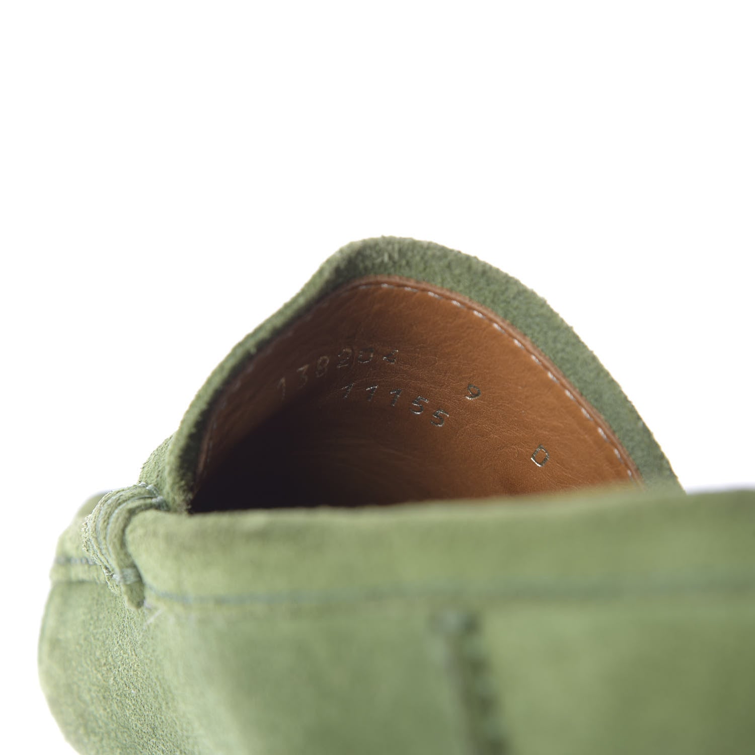 Gucci Suede Mens Bamboo Horsebit Moccasin 9 Green 8 of 11