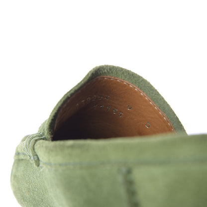 Gucci Suede Mens Bamboo Horsebit Moccasin 9 Green 8 of 11