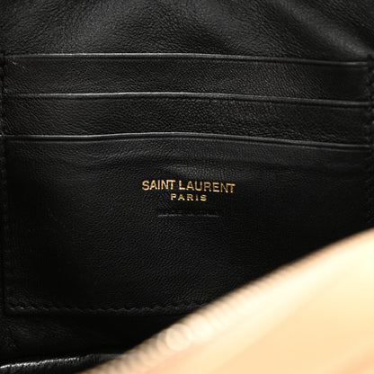 Saint Laurent Grain De Poudre Matelasse Monogram Mini Lou Camera Bag New Powder 6 of 9