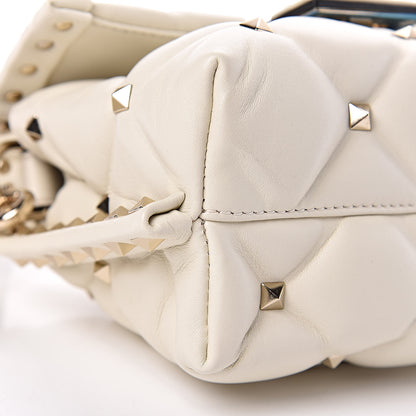 Valentino Garavani Nappa Mini Candystud Top Handle Bag Light Ivory 5 of 8