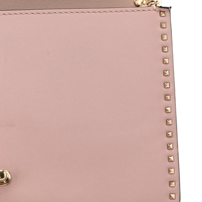 Valentino Garavani Vitello Rockstud Cabana Shoulder Bag Water Rose 17 of 18