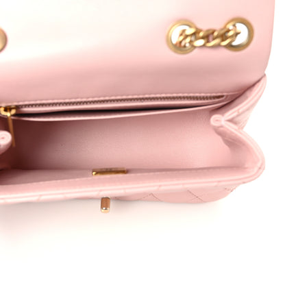 Chanel Lambskin Quilted Mini Sweet Camellia Flap Light Pink 5 of 10