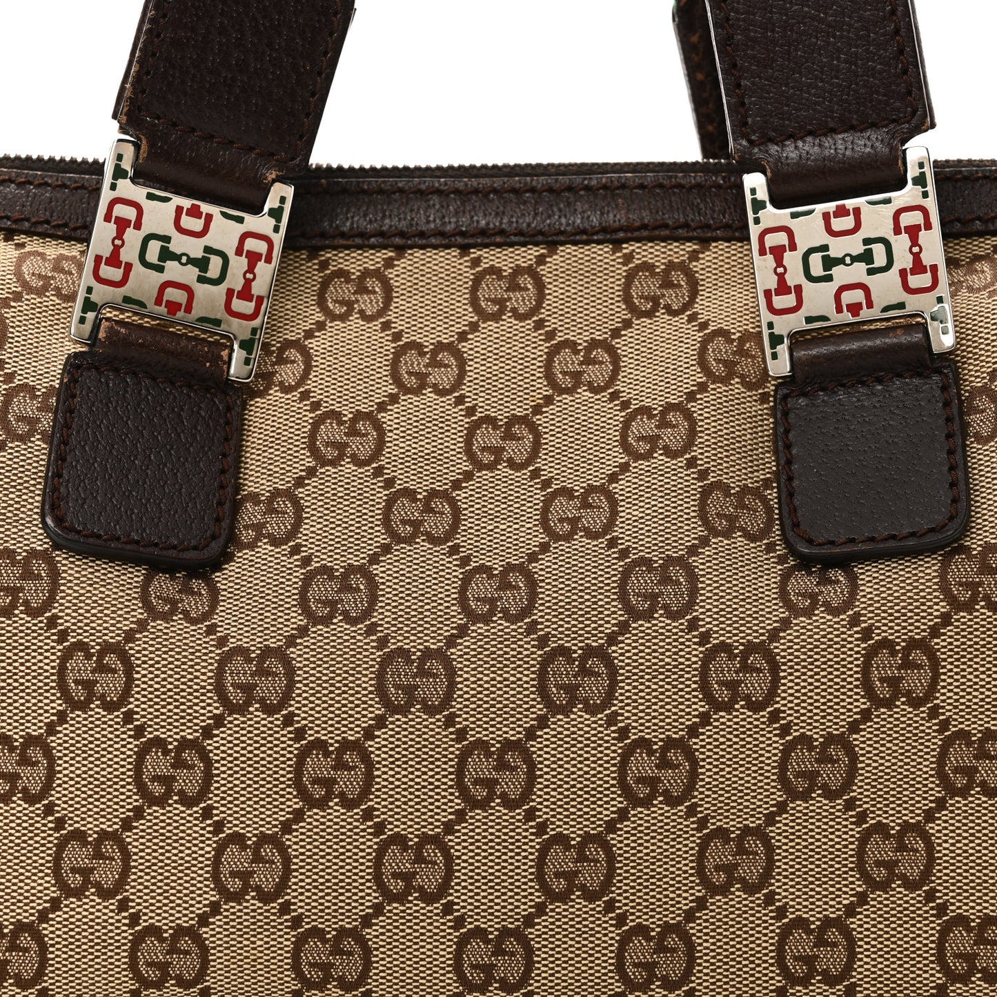 GG Monogram Web Pop Tote Brown