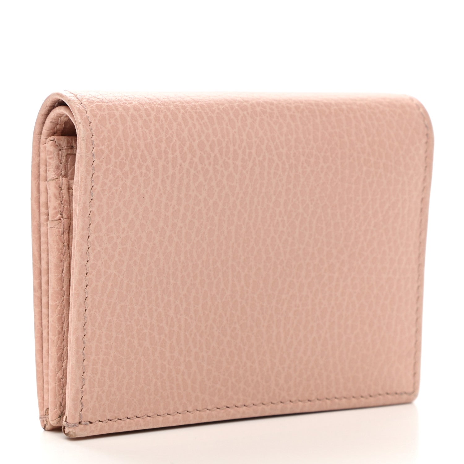Gucci Pebbled Calfskin Butterfly Card Case Perfect Pink 3 of 6