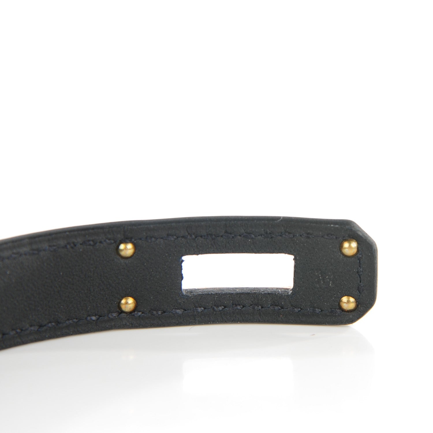 Hermes Epsom Kelly Double Tour Bracelet M Black 5 of 7