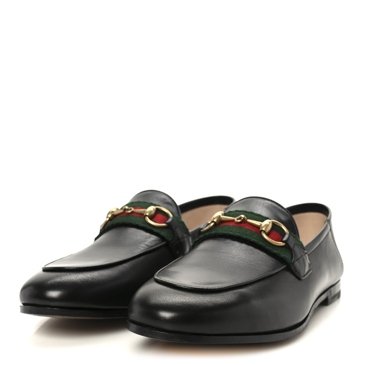 Malaga Kid Web Womens Horsebit Loafers 35 Black