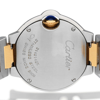 Cartier Stainless Steel 18K Yellow Gold Diamond 28mm Ballon Bleu De Cartier Quartz Watch 4 of 5