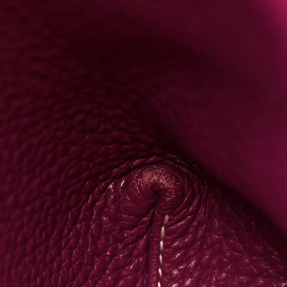 Hermes Taurillon Clemence Double Sens 36 Reversible Tote Marron Tosca 16 of 16