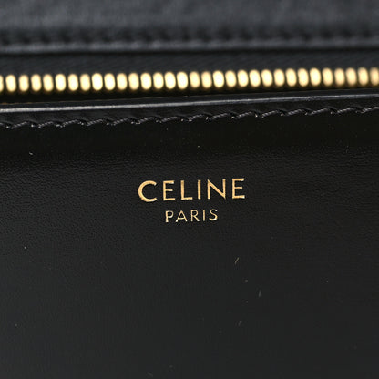 Celine Shiny Calfskin Chain Besace Triomphe Black 6 of 8