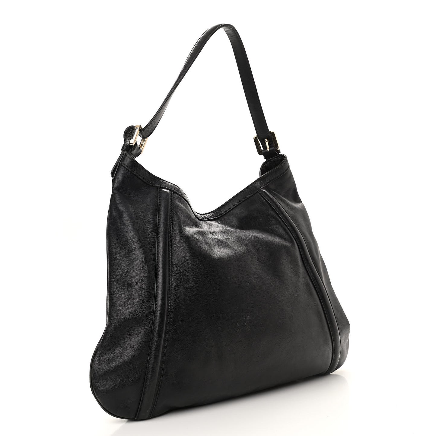 Calfskin Medium Britt Hobo Black