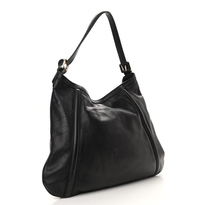 Gucci Calfskin Medium Britt Hobo Black 3 of 11