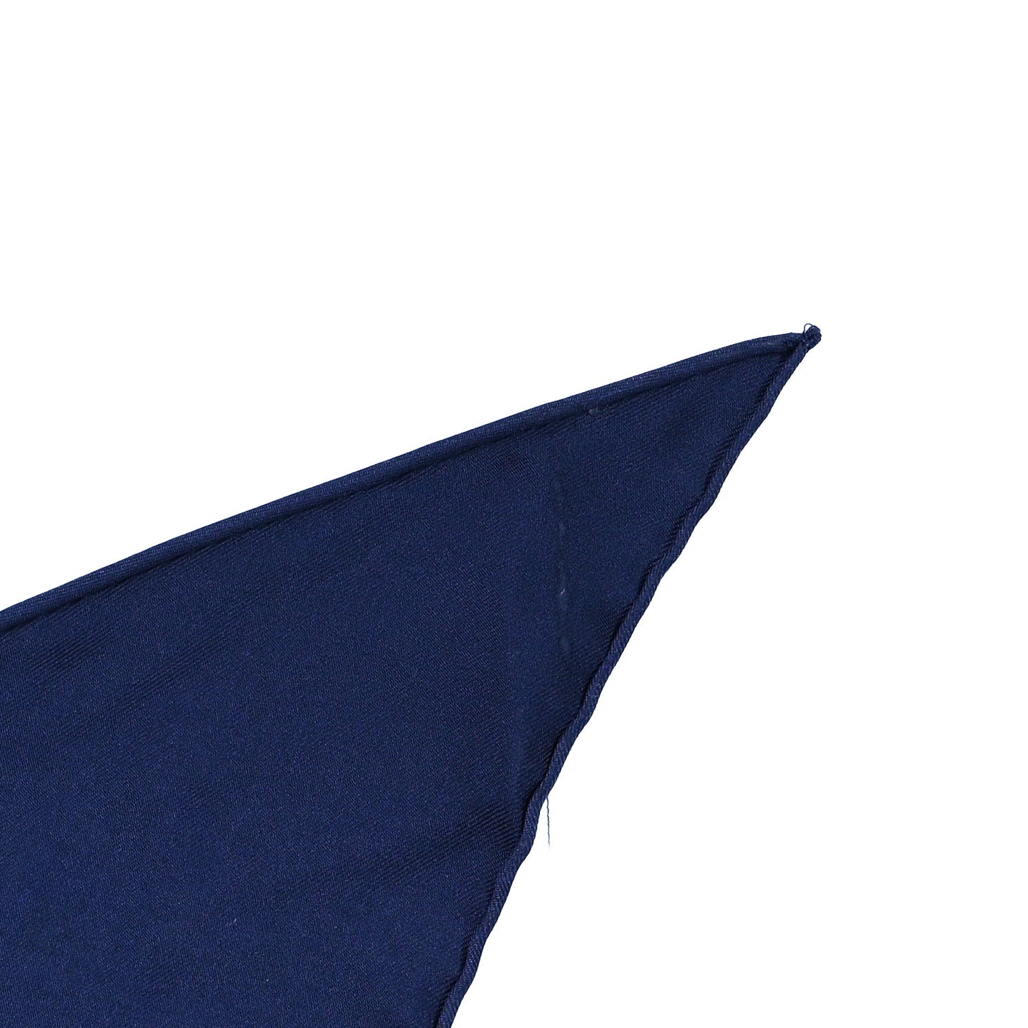 Silk Brazil Giant Triangle Scarf Bleu Nuit Jaune