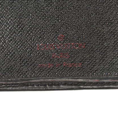 Louis Vuitton Epi Porte Valeurs Checkbook Wallet Black 6 of 8
