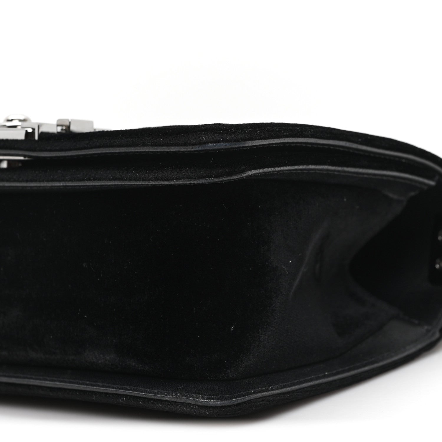 Chanel Velvet Quilted Small Boy Flap Black 10 of 11