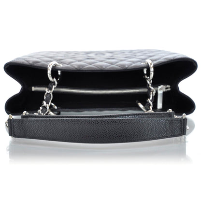 Chanel Caviar Quilted Grand Shopping Tote GST Black 5 of 10