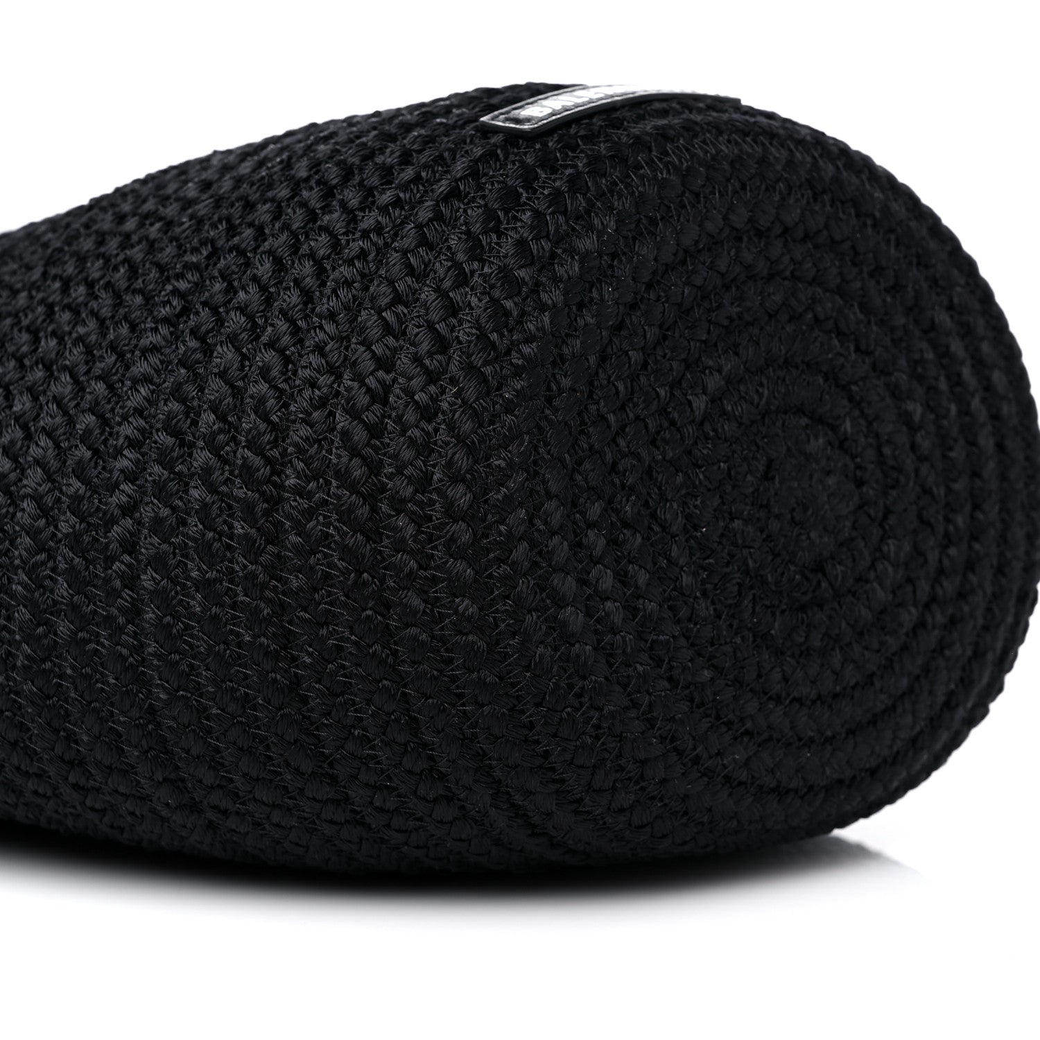 Balenciaga Nylon Lambskin Woven Small Ibiza Basket With Strap Black 7 of 9