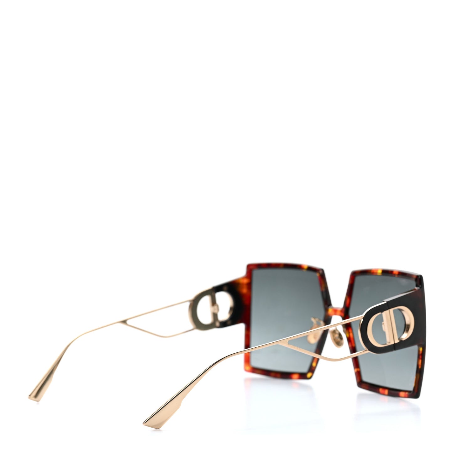 Acetate Square 30 Montaigne Sunglasses Tortoise