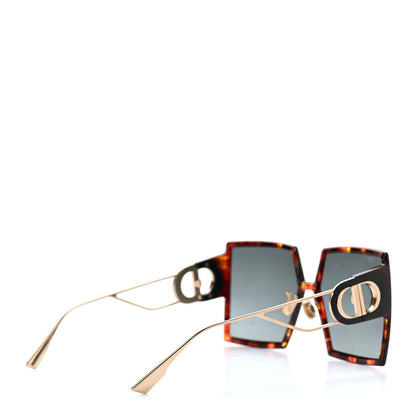 Christian Dior Acetate Square 30 Montaigne Sunglasses Tortoise 4 of 6