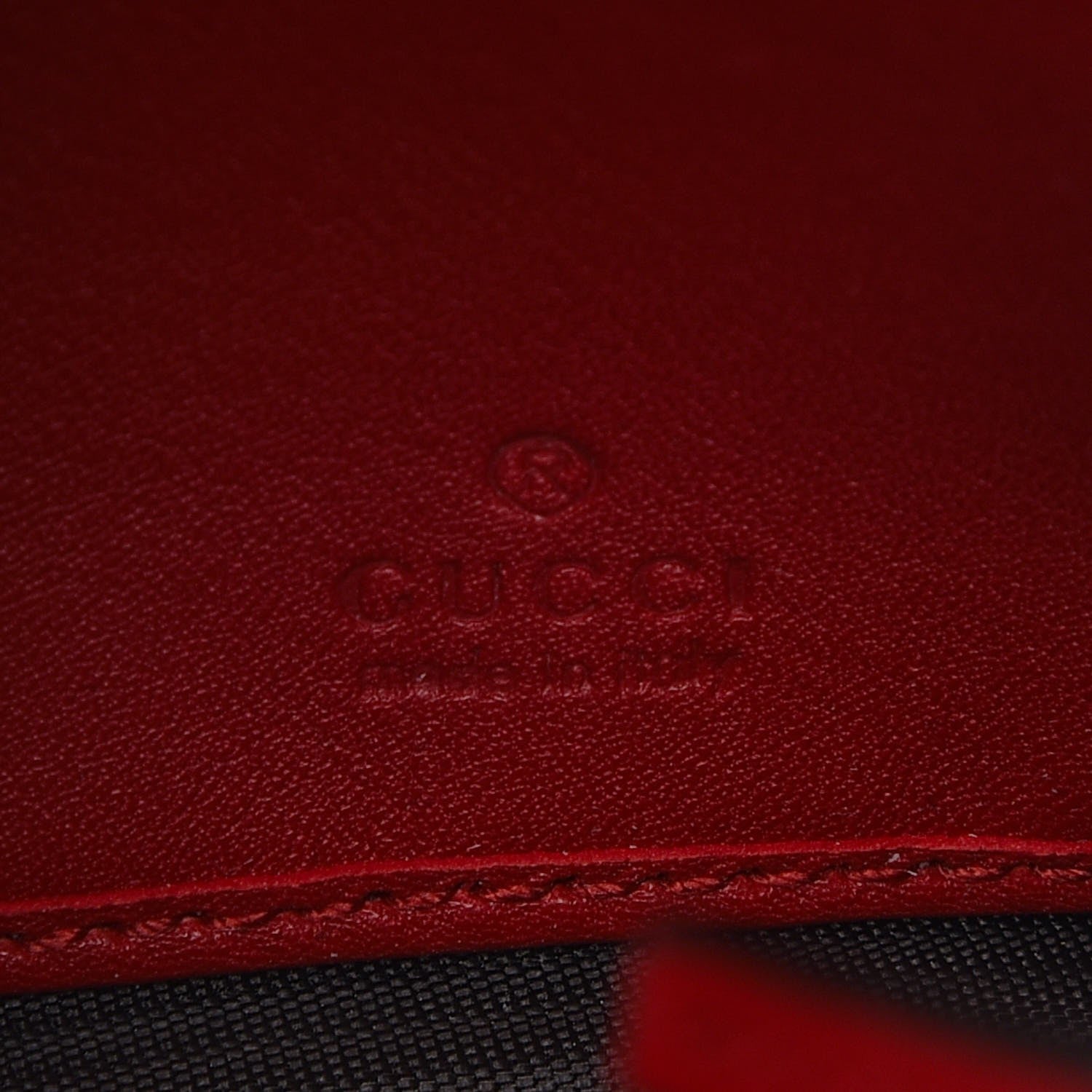 Gucci Calfskin Matelasse GG Marmont Continental Wallet Hibiscus Red 7 of 12