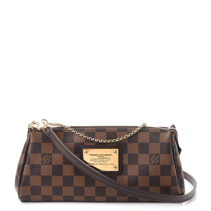 Louis Vuitton Damier Ebene Eva Clutch 1 of 7
