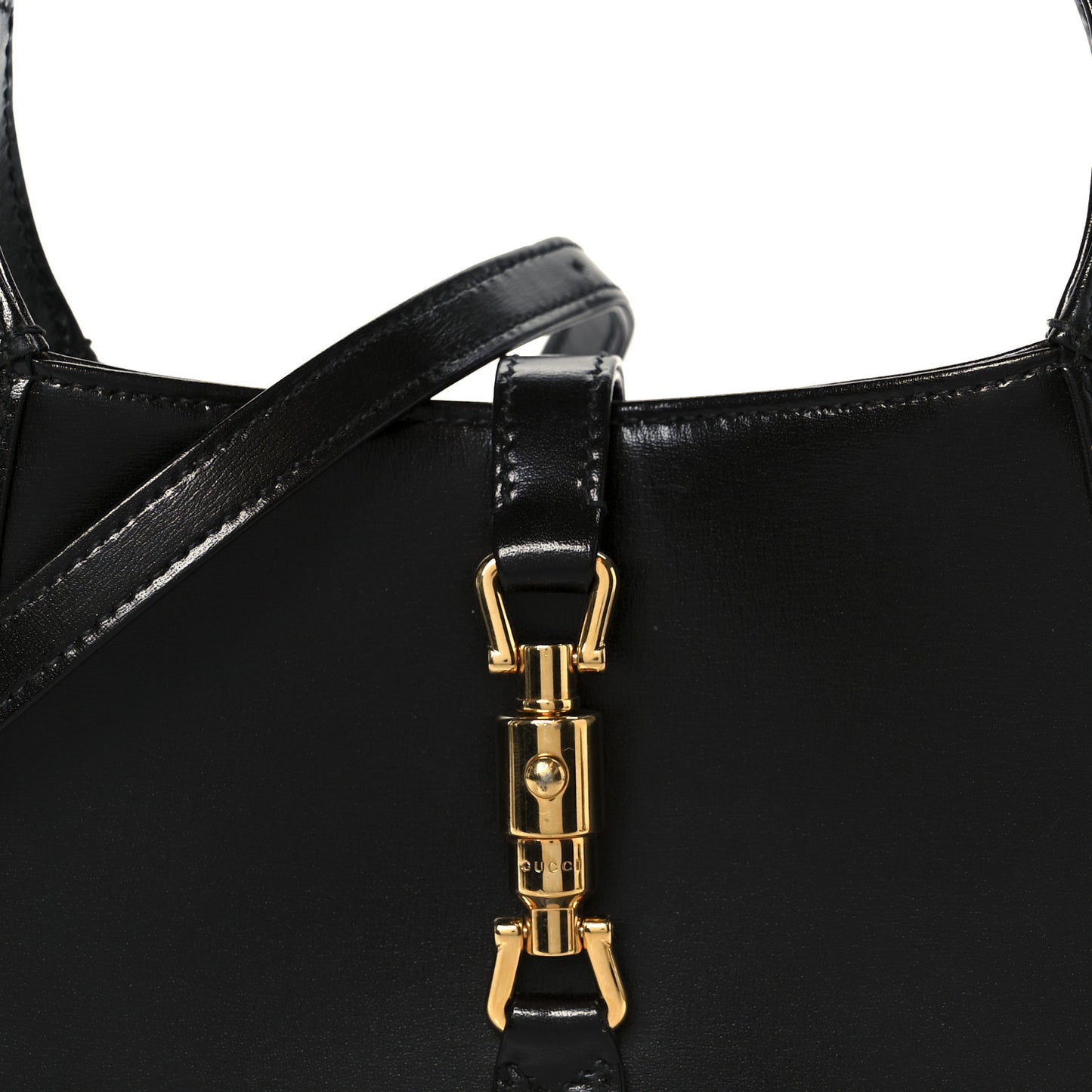 Boarded Dyana Lux Calfskin Mini Jackie 1961 Hobo Black