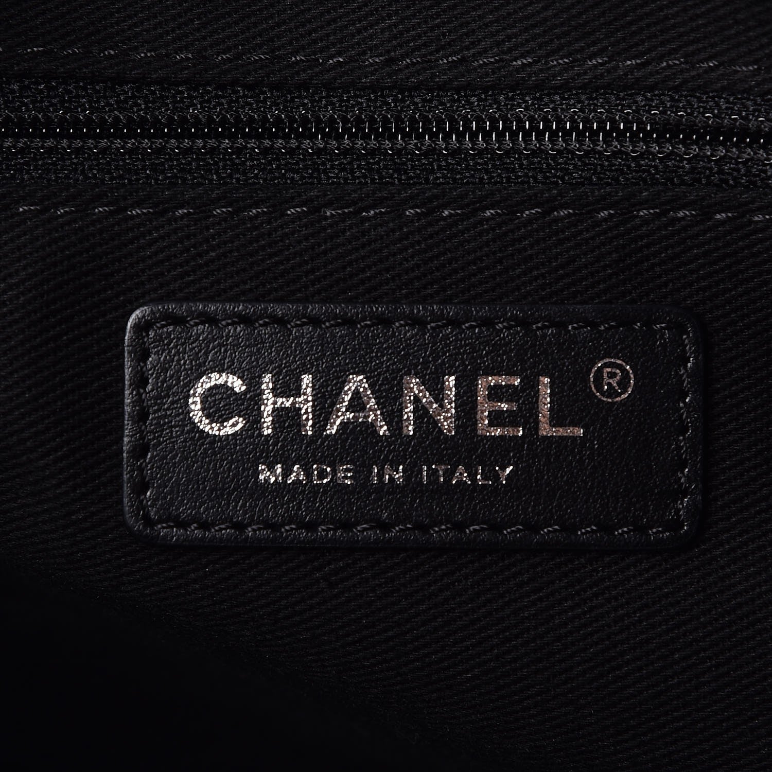 Chanel Calfskin CC Pocket Tote Black 7 of 9