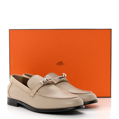 Hermes Epsom Womens Destin Loafer 36.5 Blanc Gomme 12 of 12
