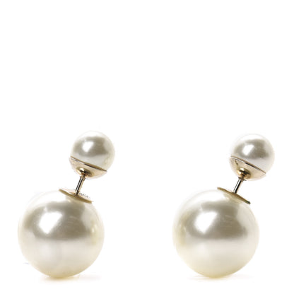 Christian Dior Pearl Mise En Dior Tribal Earrings 1 of 5