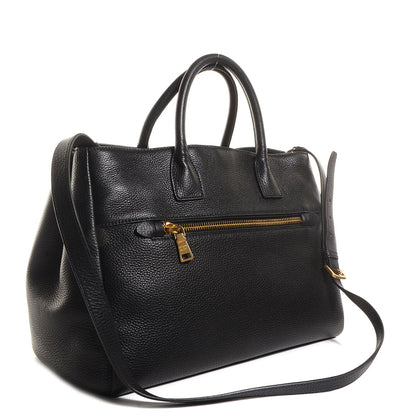 Prada Vitello Daino Tote Nero Black 3 of 12