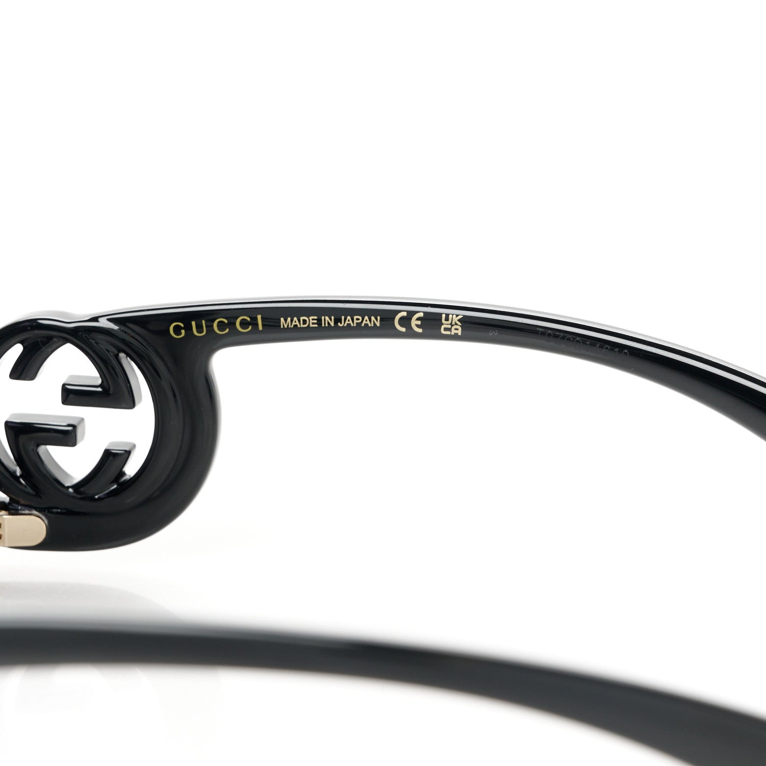 Gucci Acetate Rectangle Frame Sunglasses GG1326S Black 6 of 8