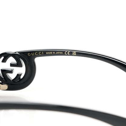 Gucci Acetate Rectangle Frame Sunglasses GG1326S Black 6 of 8