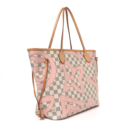 Louis Vuitton Damier Azur Tahitienne Neverfull MM 4 of 11