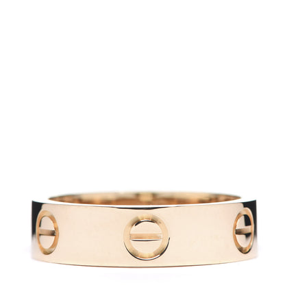 Cartier 18K Yellow Gold 5.5mm LOVE Ring 56 7.5 1 of 5