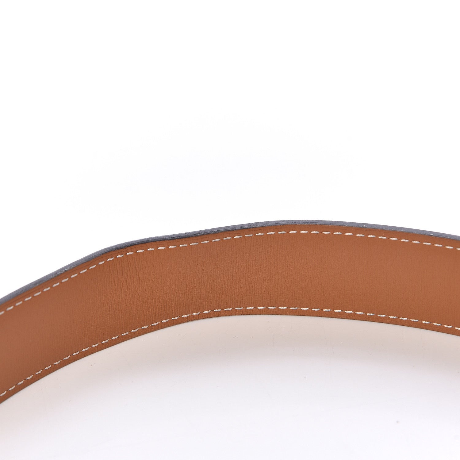 Hermes Epsom Chamonix 32mm Belt Strap 90 White Gold 6 of 9