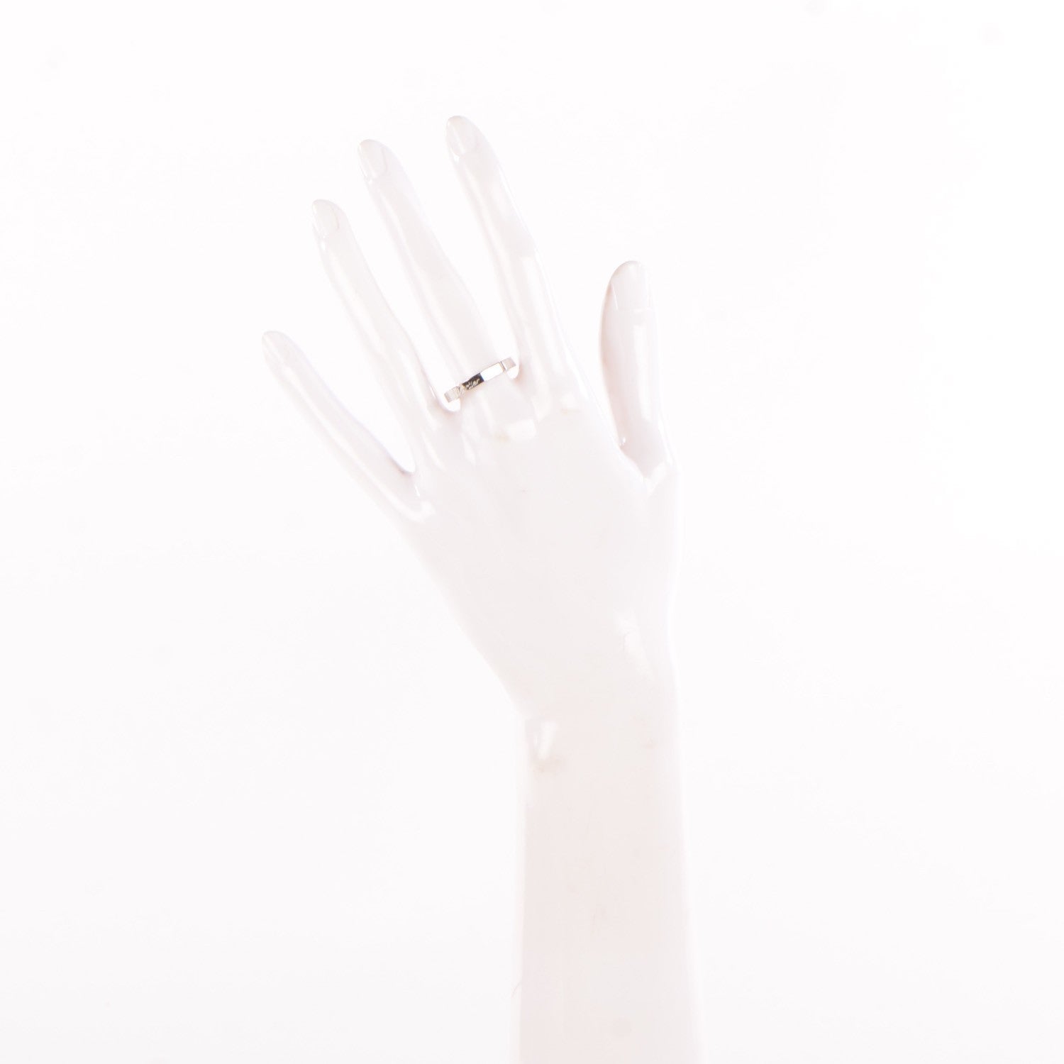 Cartier 18K White Gold Lanieres Ring 55 7.25 2 of 6