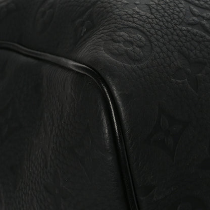 Louis Vuitton Taurillon Monogram Keepall Bandouliere 50 Black 7 of 11