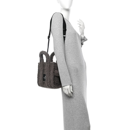 Marc Jacobs Polyester Cotton The Teddy Traveler Tote Bag Grey 2 of 10