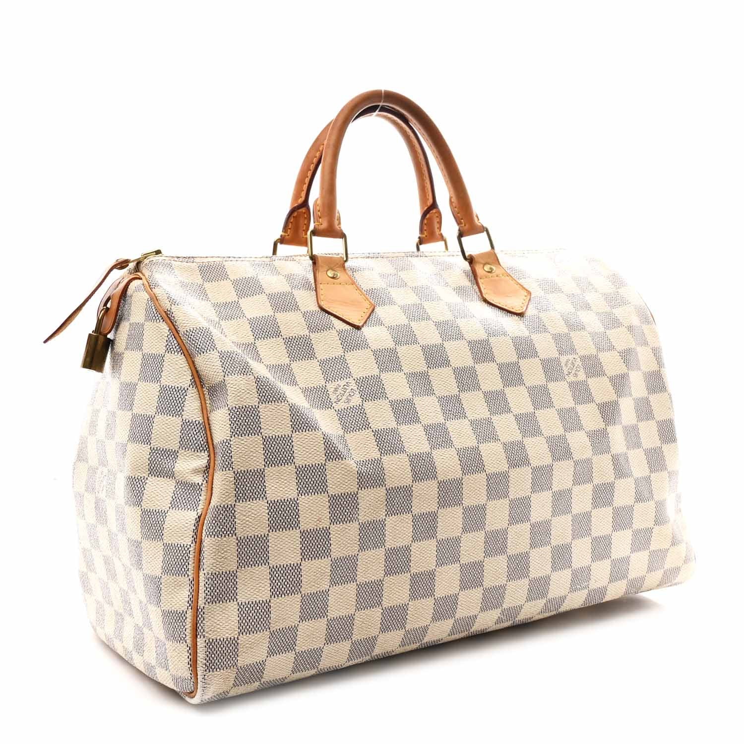 Louis Vuitton Damier Azur Speedy 35 3 of 10