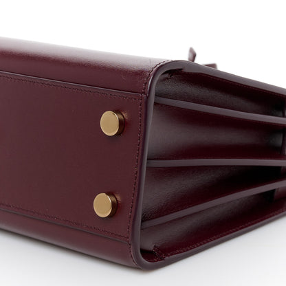 Saint Laurent Calfskin Nano Supple Sac De Jour Red Velvet 10 of 11