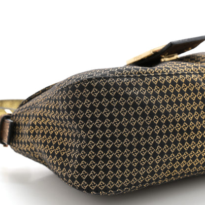 Fendi Micro Zucchino Baguette Black Gold 10 of 12