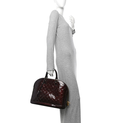 Louis Vuitton Vernis Alma GM Amarante 2 of 12