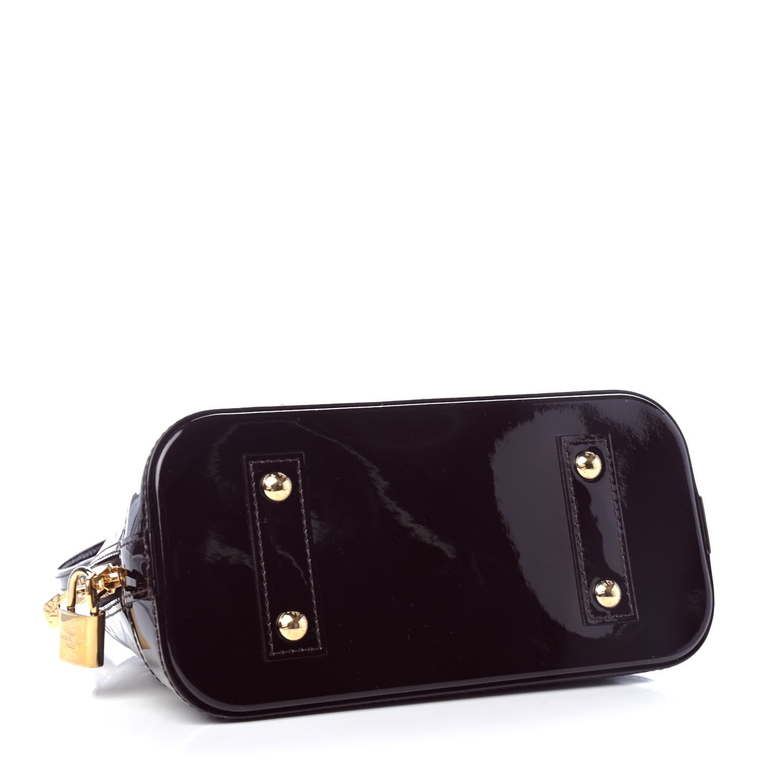 Louis Vuitton Vernis Alma BB Amarante 3 of 4