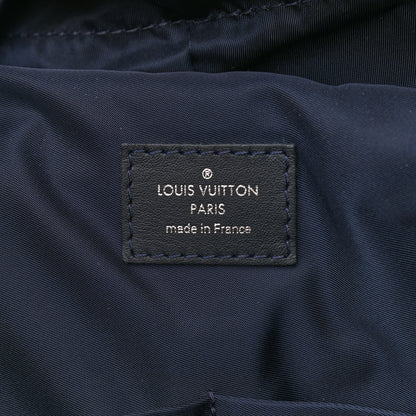 Louis Vuitton Calfskin Nylon V Line Pulse Backpack Navy Black 6 of 9