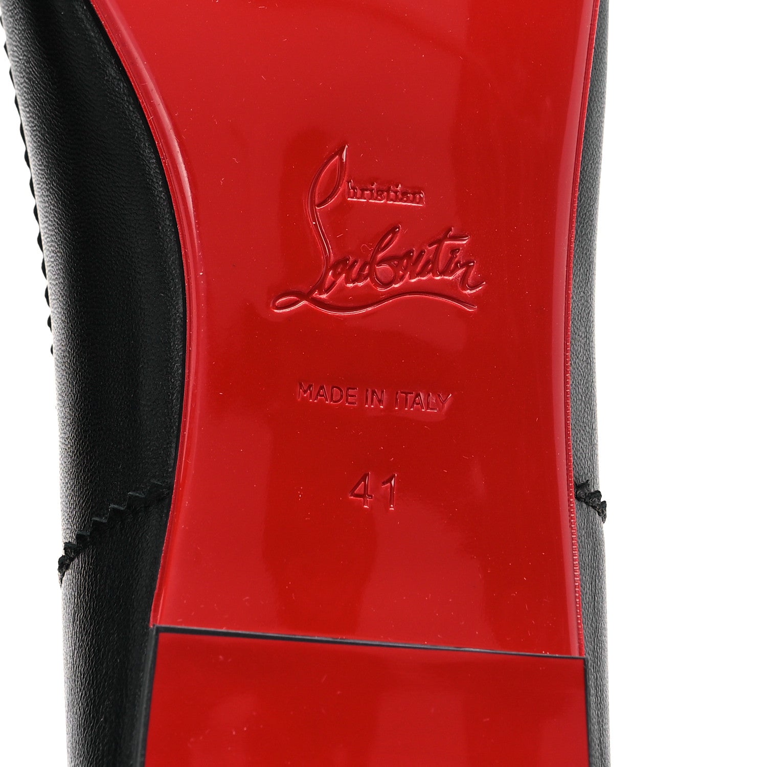Christian Louboutin Nappa Mamadrague Flats 41 Black 7 of 9