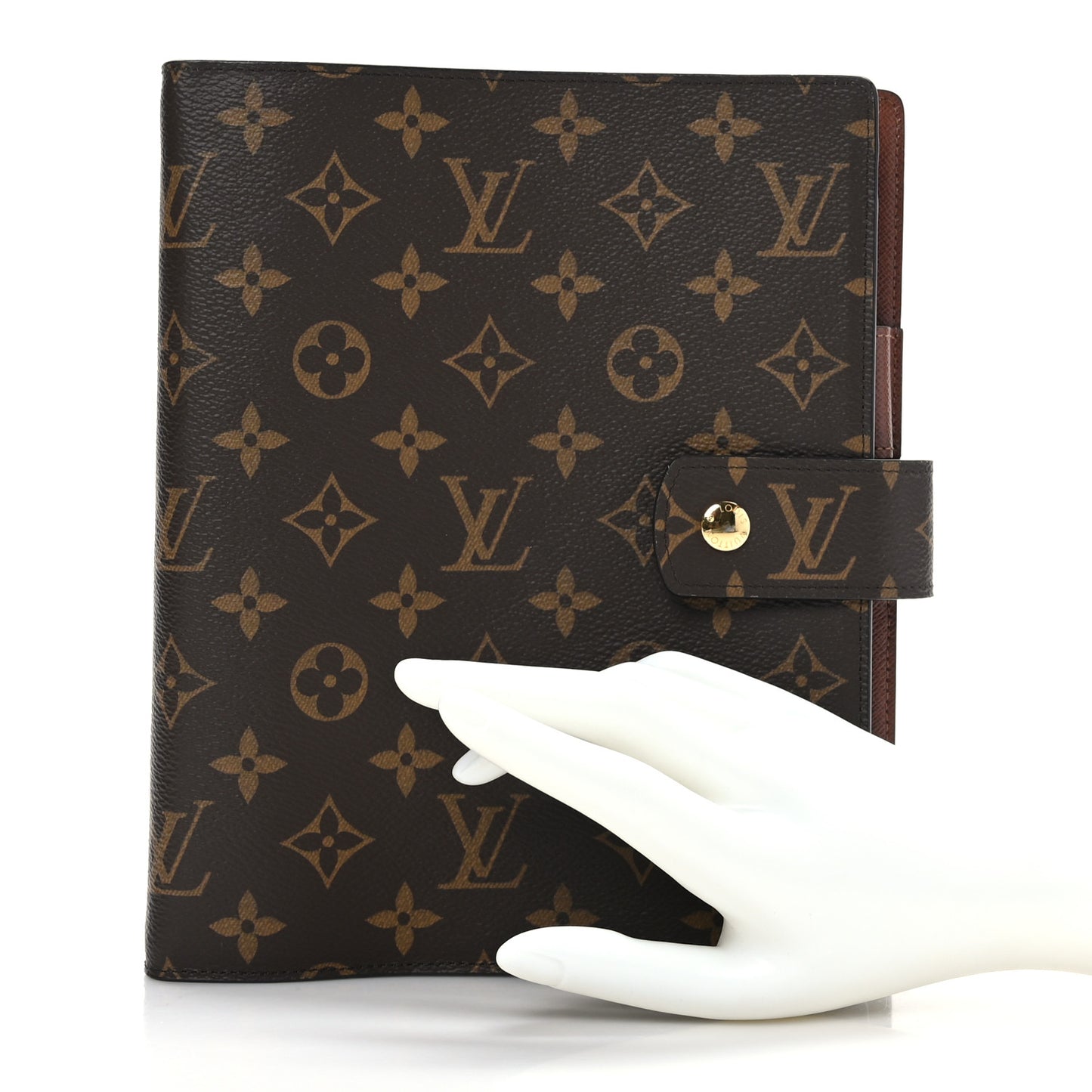 Monogram Large Ring Agenda Cover