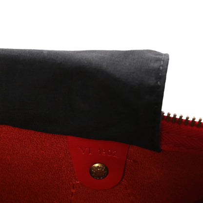 Louis Vuitton Epi Speedy 30 Castillan Red 6 of 9