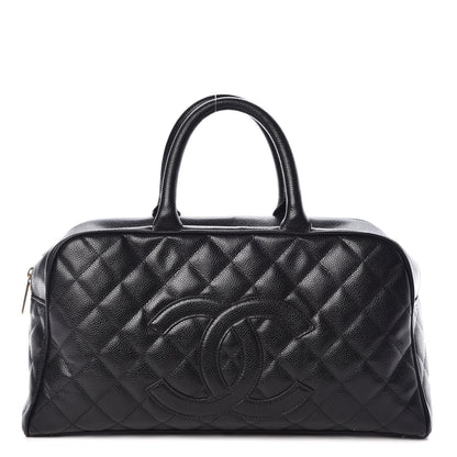 Chanel Caviar Quilted Large Bowler Black 1 of 14
