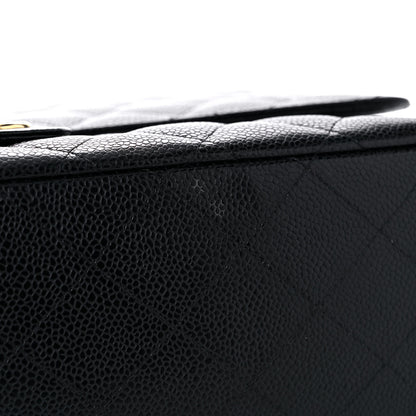 Chanel Caviar Quilted Maxi Double Flap Black 13 of 14