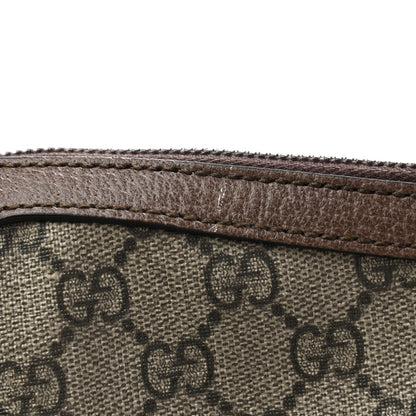 Gucci GG Supreme Monogram Web Small Ophidia Half Moon Hobo Brown 11 of 12